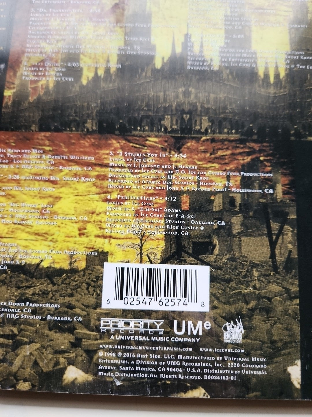 War & Peace, Vol. 1 (The War Disc) by Ice Cube (Record, 2016)