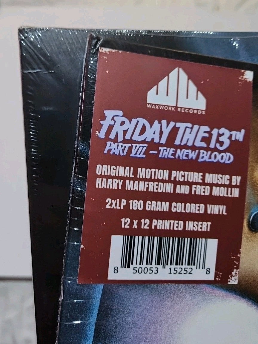 Friday The 13th Part 7: The New Blood Horror Soundtrack Vinyl LP Color Variant