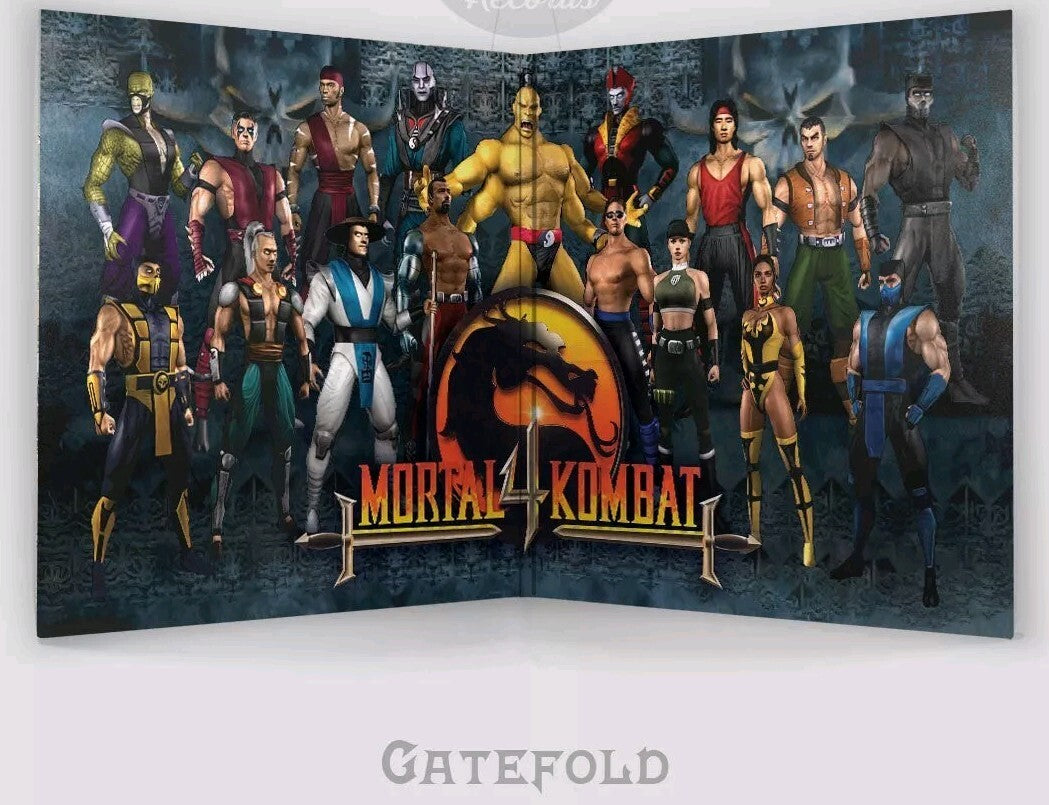 Mortal Kombat 4 Blood Filled Arcade Vinyl Record Soundtrack LP Liquid VGM MK4 🆕