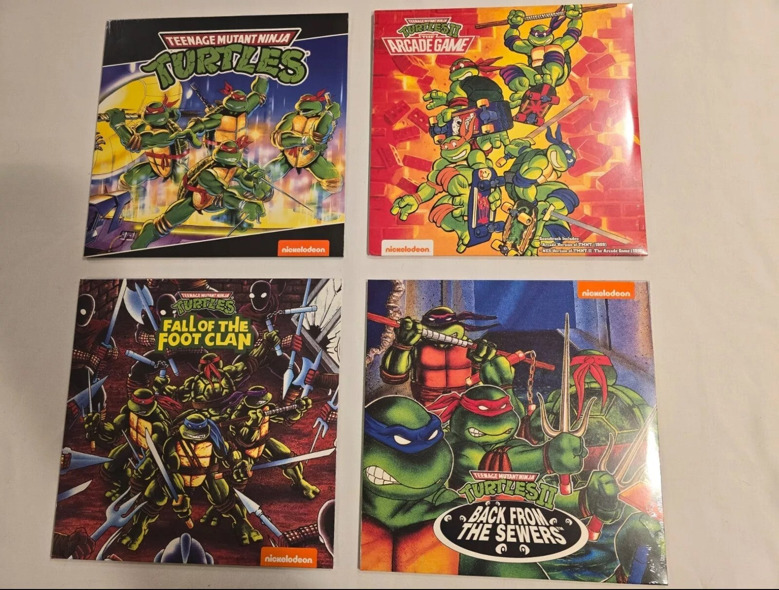 Teenage Mutant Ninja Turtles 9 Vinyl LP LOT Game Soundtrack Limited Arcade Games