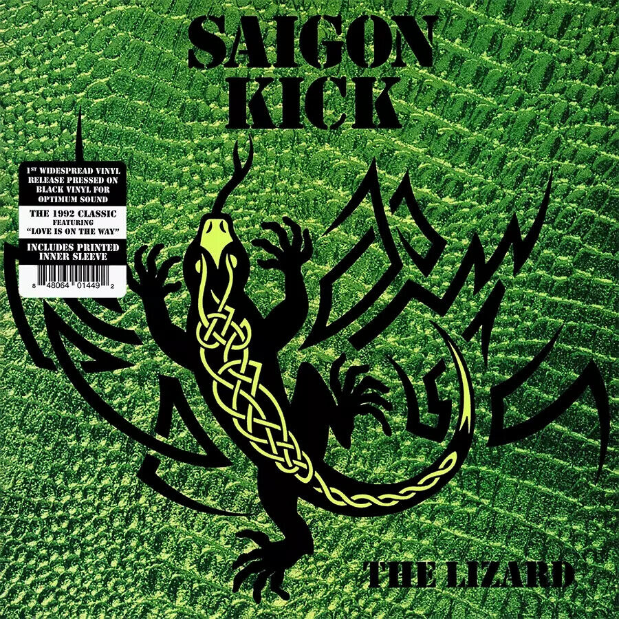 Saigon Kick - The Lizard [New Vinyl LP ] 90's Hard Rock Record 1992 1st Press