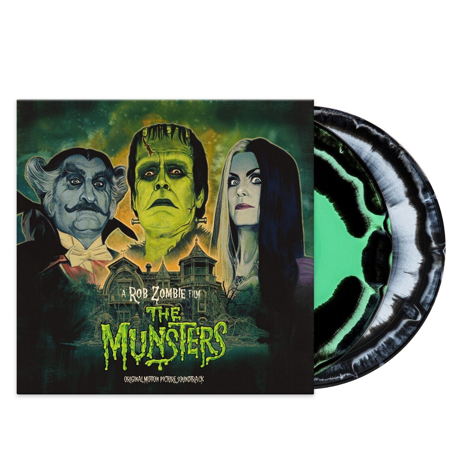 THE MUNSTERS - Soundtrack Rob Zombie Limited 1st Press 180G 2 LP COLOR VINYL OST