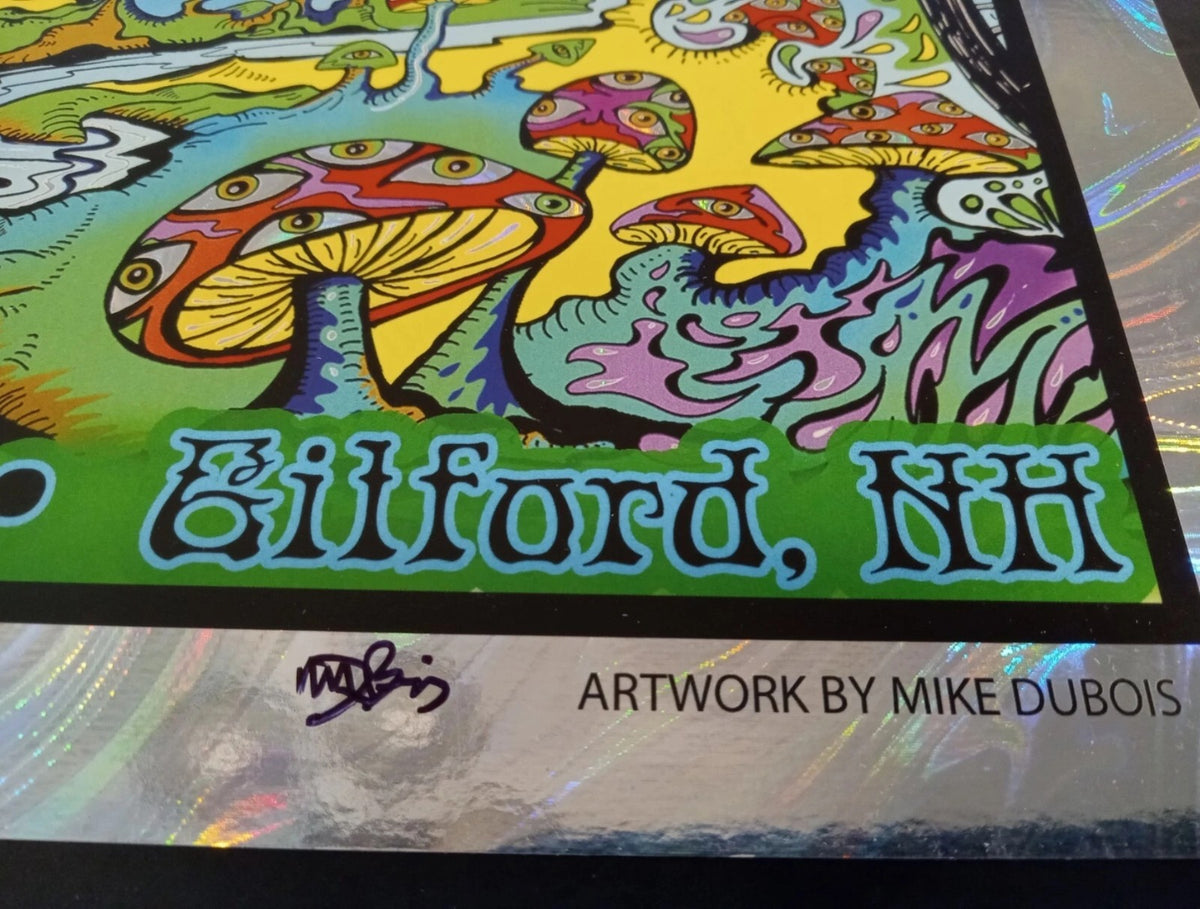 Slightly Stoopid Foil Poster August 24 - Summertime 2023 - Signed by Mike Dubois