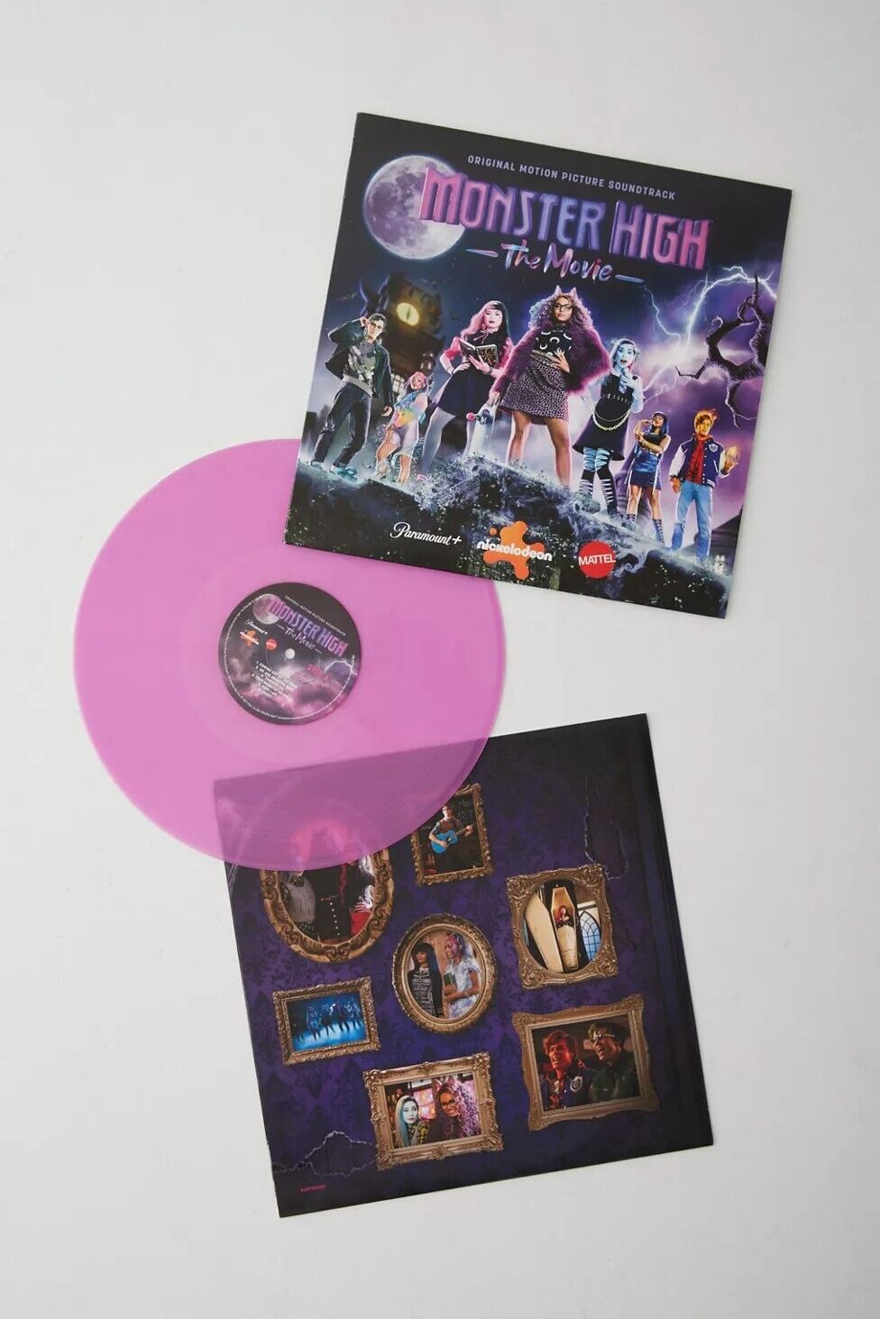 Mattel Monster High The Movie Motion Picture Soundtrack Purple Vinyl Record LP