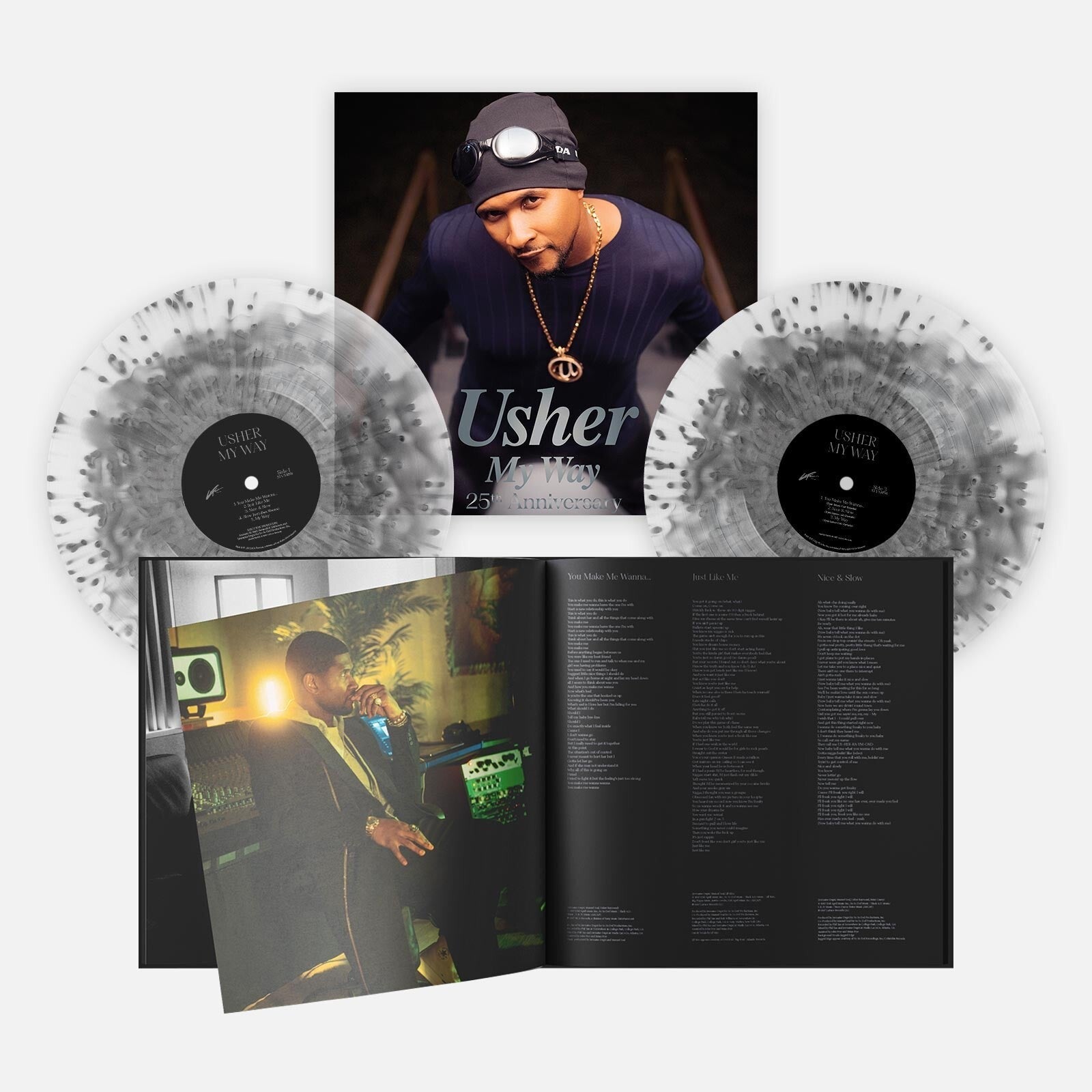 USHER MY WAY (2LP, 2023) 25th Anniversary VMP Exclusive Clear Silver Cloud Vinyl