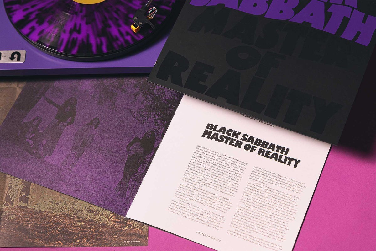 Black Sabbath  -Master Of Reality (Ltd Purple Orchid Splatter 180g Vinyl LP) VMP