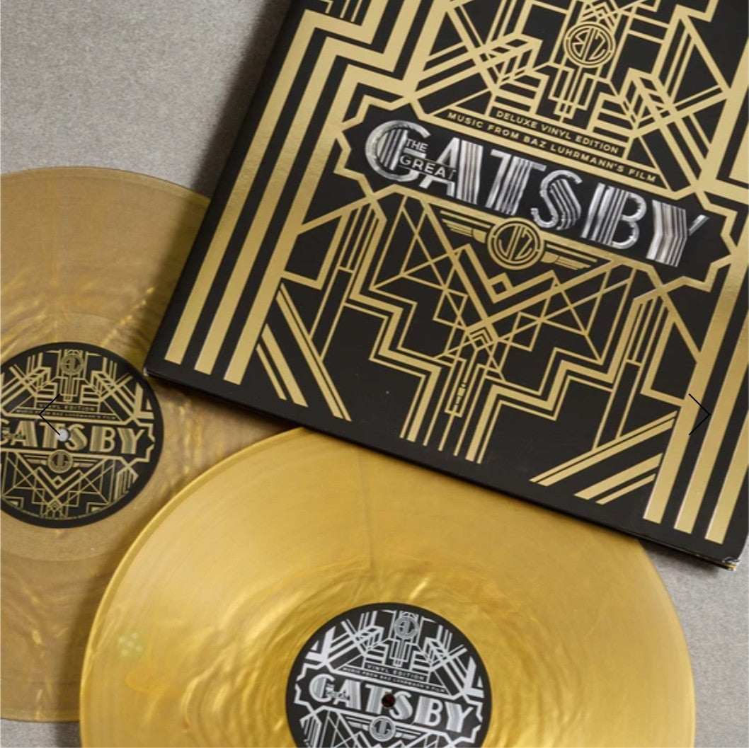 The Great Gatsby Soundtrack - DELUXE EDITION Gold Nugget 2 LP Vinyl NEW/SEALED
