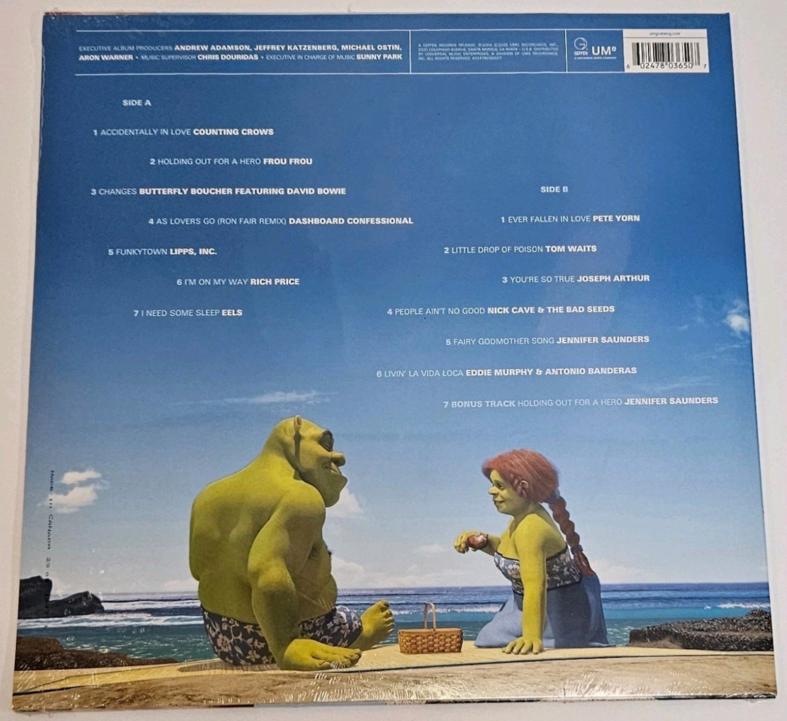 Shrek 2 Vinyl 1LP Sky Blue & Green Mix Original Motion Picture Soundtrack