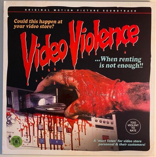 Video Violence Soundtrack Terror Vision Vinyl LP Pink & Blood Splatter LTD COLOR