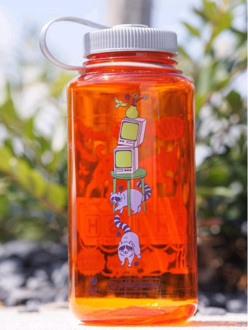 Phish Summer 2025 32oz Orange Nalgene Water Bottle Bobcat Broadcast September 25