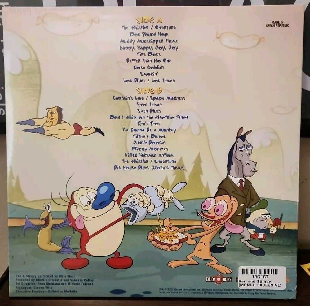 Ren and Stimpy - You Eediot! LIMITED EDITION MONDO SPACE VARIANT /200 Vinyl LP