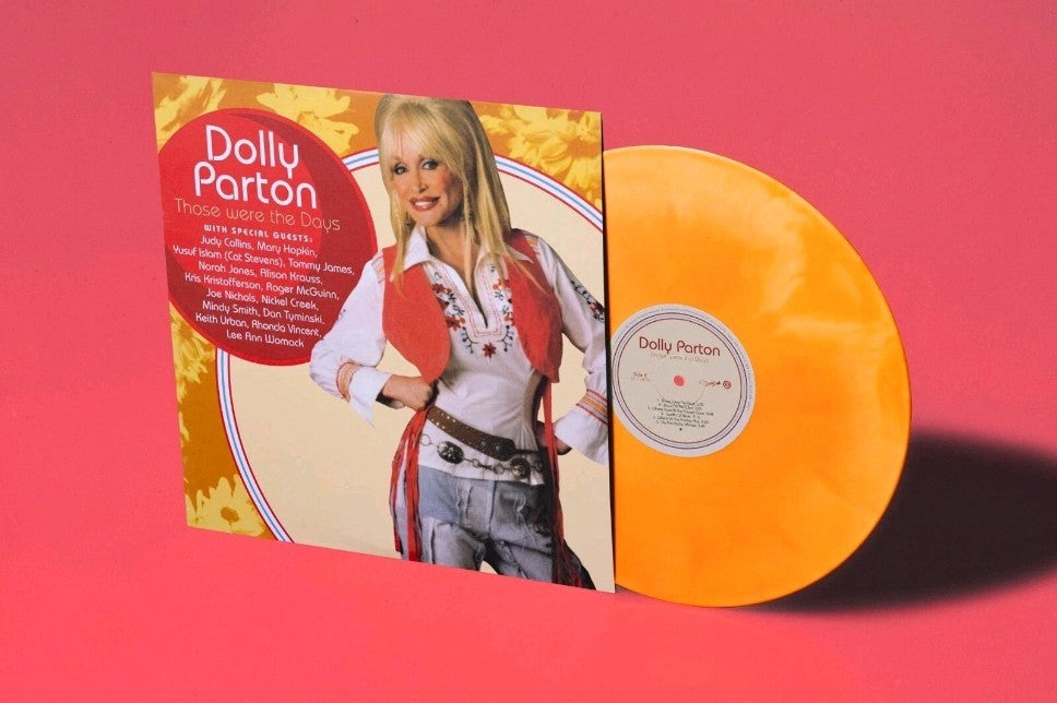 Dolly Parton Those Were The Days LP Exclusive Orange Galaxy Vinyl New Sealed