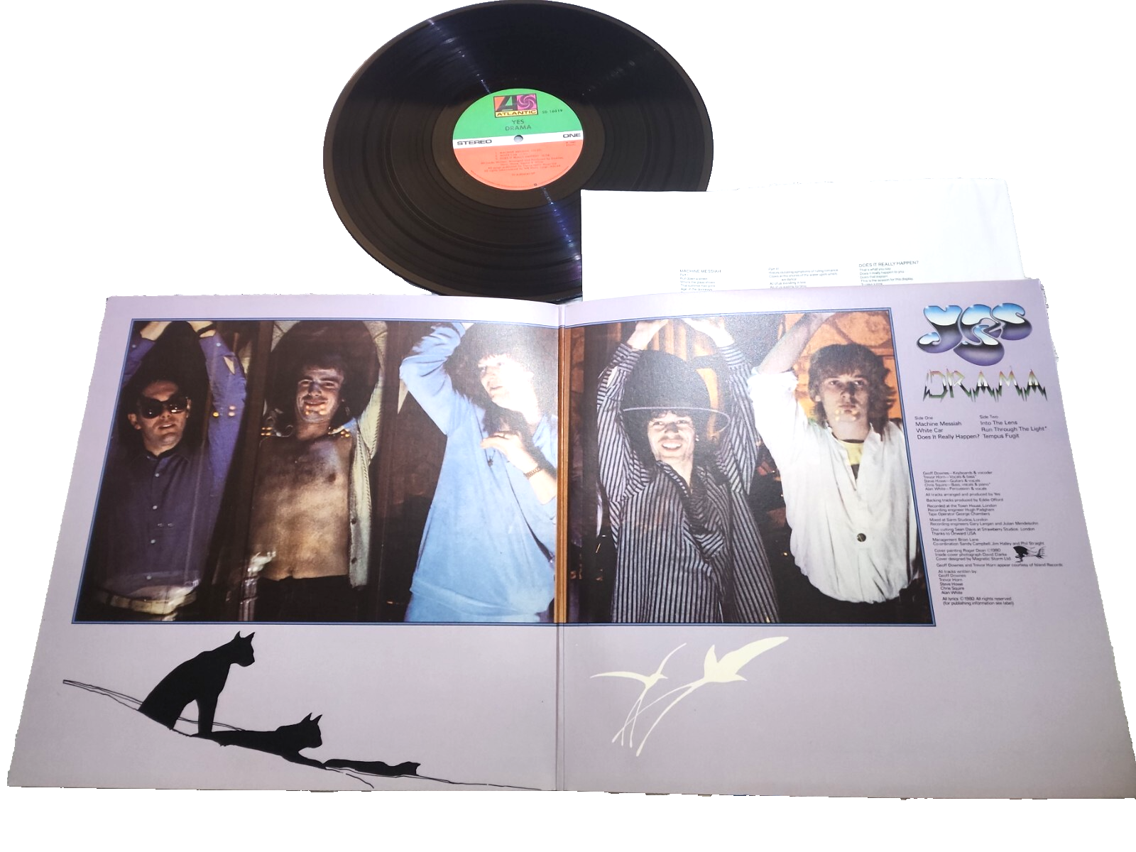 Yes “Drama” LP -Atlantic Records SD 16019 Gatefold VG+ ORIGINAL 1980 1ST PRESS