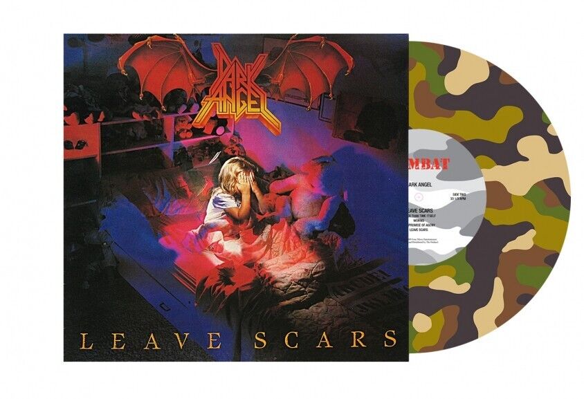 Dark Angel - Leave Scars LP #5/200 Combat CAMO PICTURE DISC Thrash Metal Album