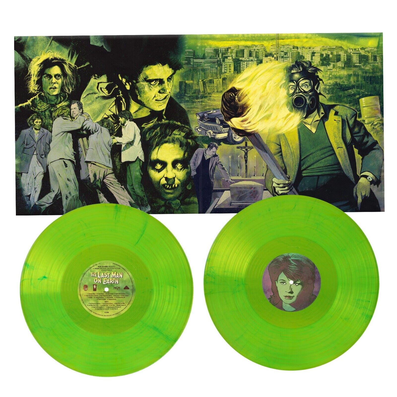 Last Man On Earth Horror Soundtrack Vinyl Deluxe 2 LP Color ROB ZOMBIE PRESENTS