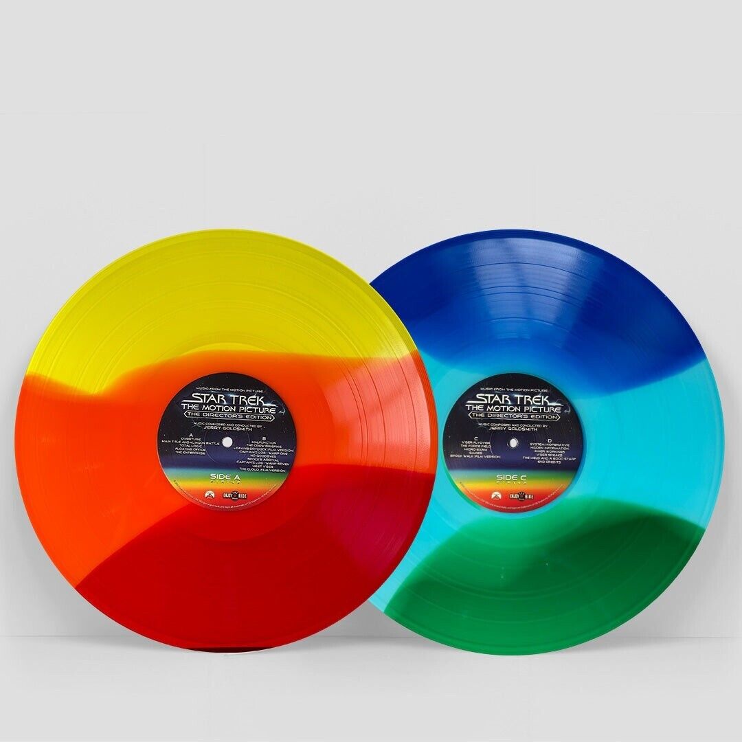 Star Trek The Motion Picture 2 LP Limited Edition RAINBOW Vinyl Record Movie 1979