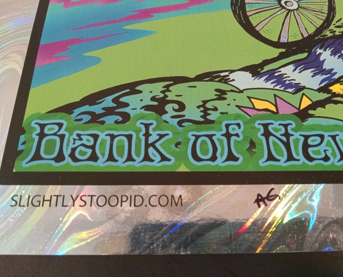 Slightly Stoopid Foil Poster August 24 - Summertime 2023 - Signed by Mike Dubois