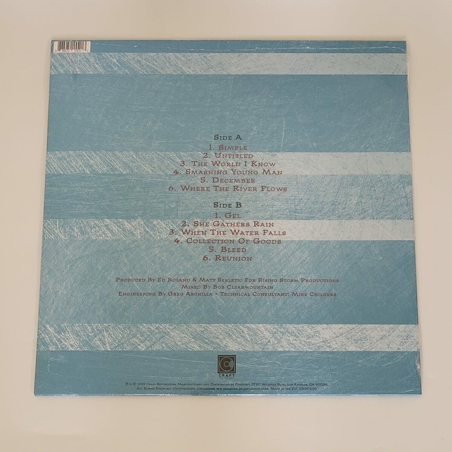 Collective Soul (Self Titled "Blue" Album) Vinyl LP 25th Anniversary Remastered