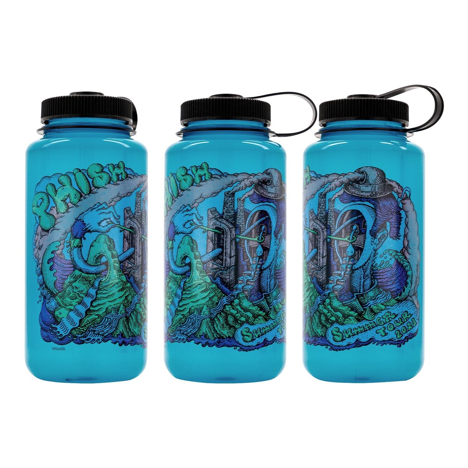 Phish Nalgene Water Bottle David Welker Artwork 2023 Summer Tour Sphere 32oz NEW