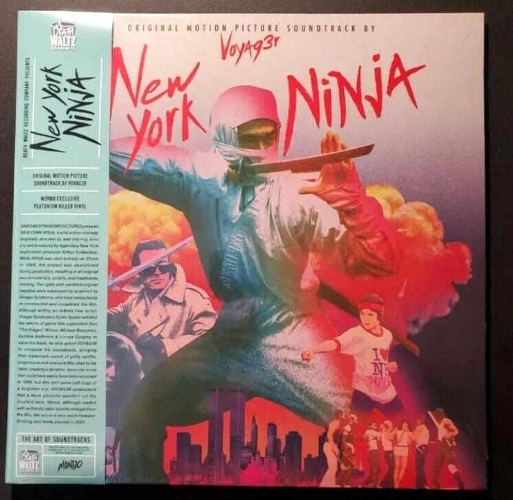 New York Ninja - Soundtrack COLOR SWIRL VINYL LP Vinegar Syndrome OST I ❤️ NY