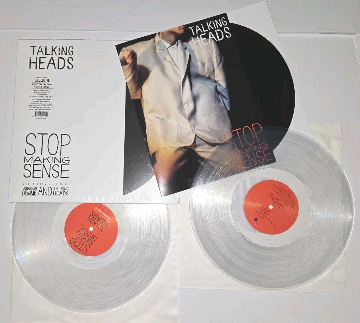 Talking Heads Stop Making Sense Deluxe Edition Clear 2LP Vinyl 12" Album