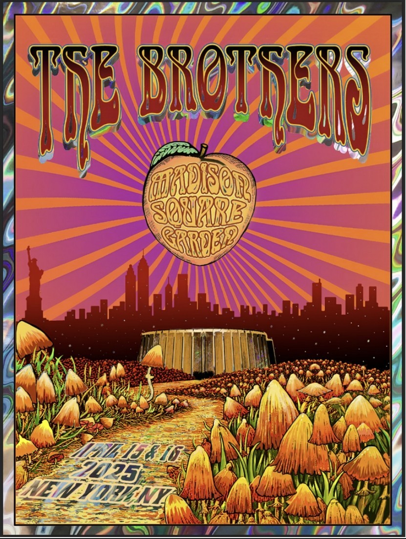 The Brothers Event FOIL Poster 4/15 & 4/16 2025 Madison Square Garden IN HAND