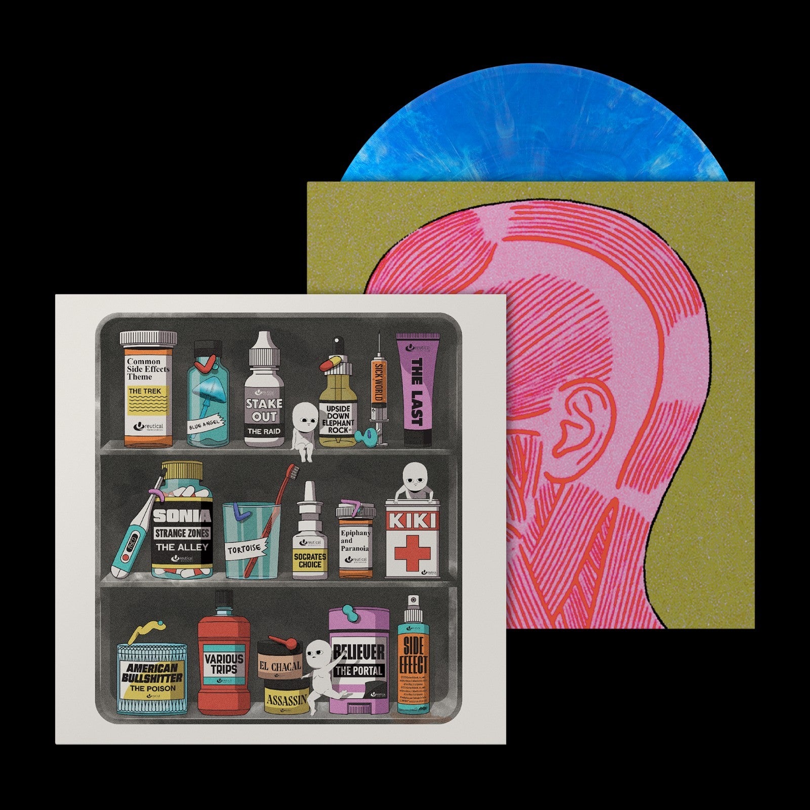 Common Side Effects- Adult Swim Original Series Soundtrack Vinyl LP "BLUE ANGEL"