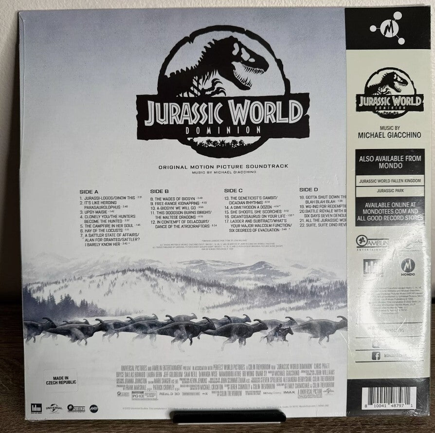 JURASSIC WORLD DOMINION - ORIGINAL SOUNDTRACK OST (VINYL LP)MONDO GIACCHINO Park