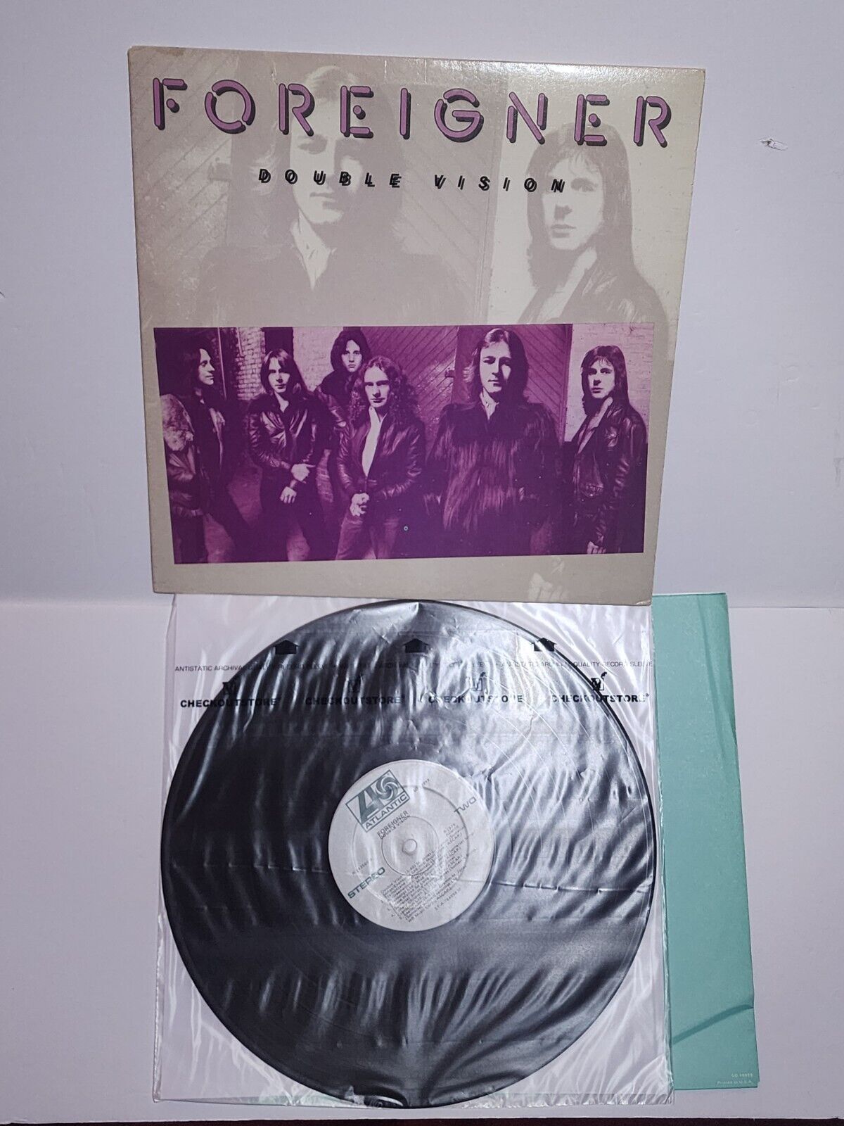 FOREIGNER - DOUBLE VISION, ATLANTIC SD-19999, STEREO LP, ORIGINAL 1978 VINYL, VG