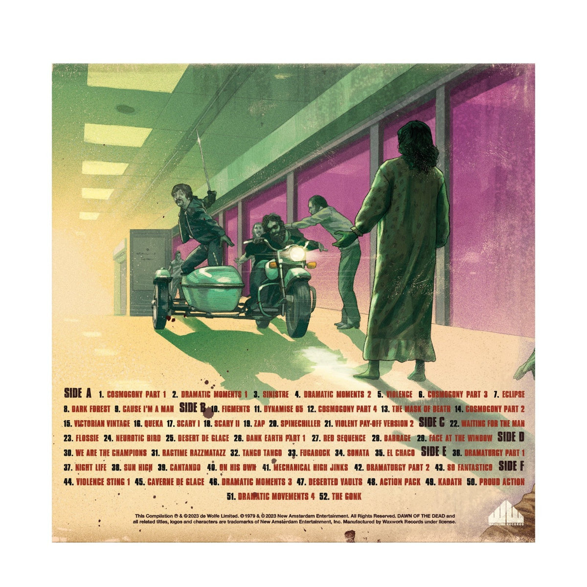 Dawn Of The Dead Horror Movie Soundtrack Vinyl 3 LP Record Color George A Romero