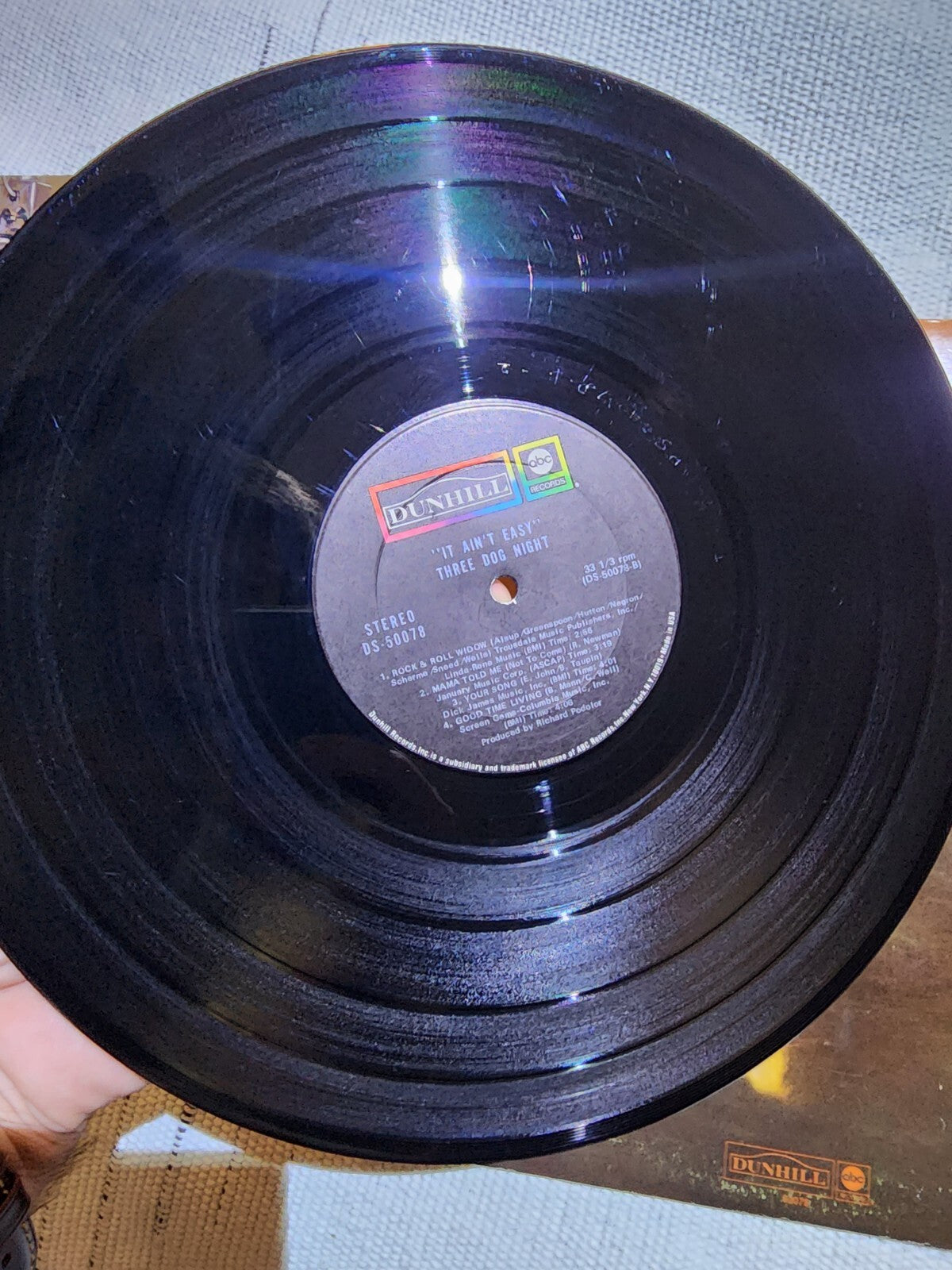 Three Dog Night Promo VINYL LP LOT ( Hard Labor + It Ain't Easy ) Used Records