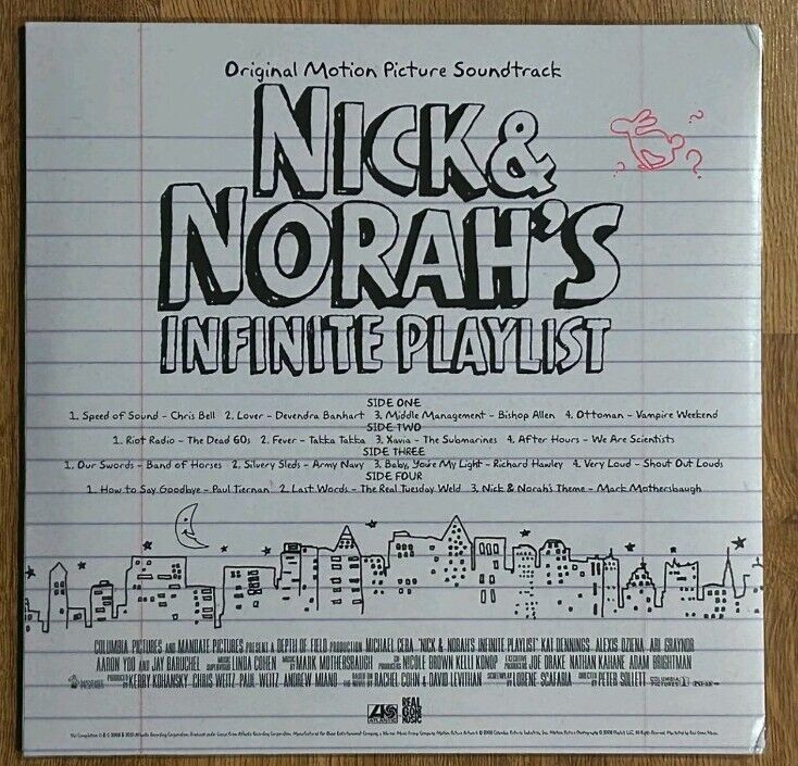 Nick & Norah’s Infinite Playlist MONDO COLOR LIMITED /500 Soundtrack Vinyl 2x LP