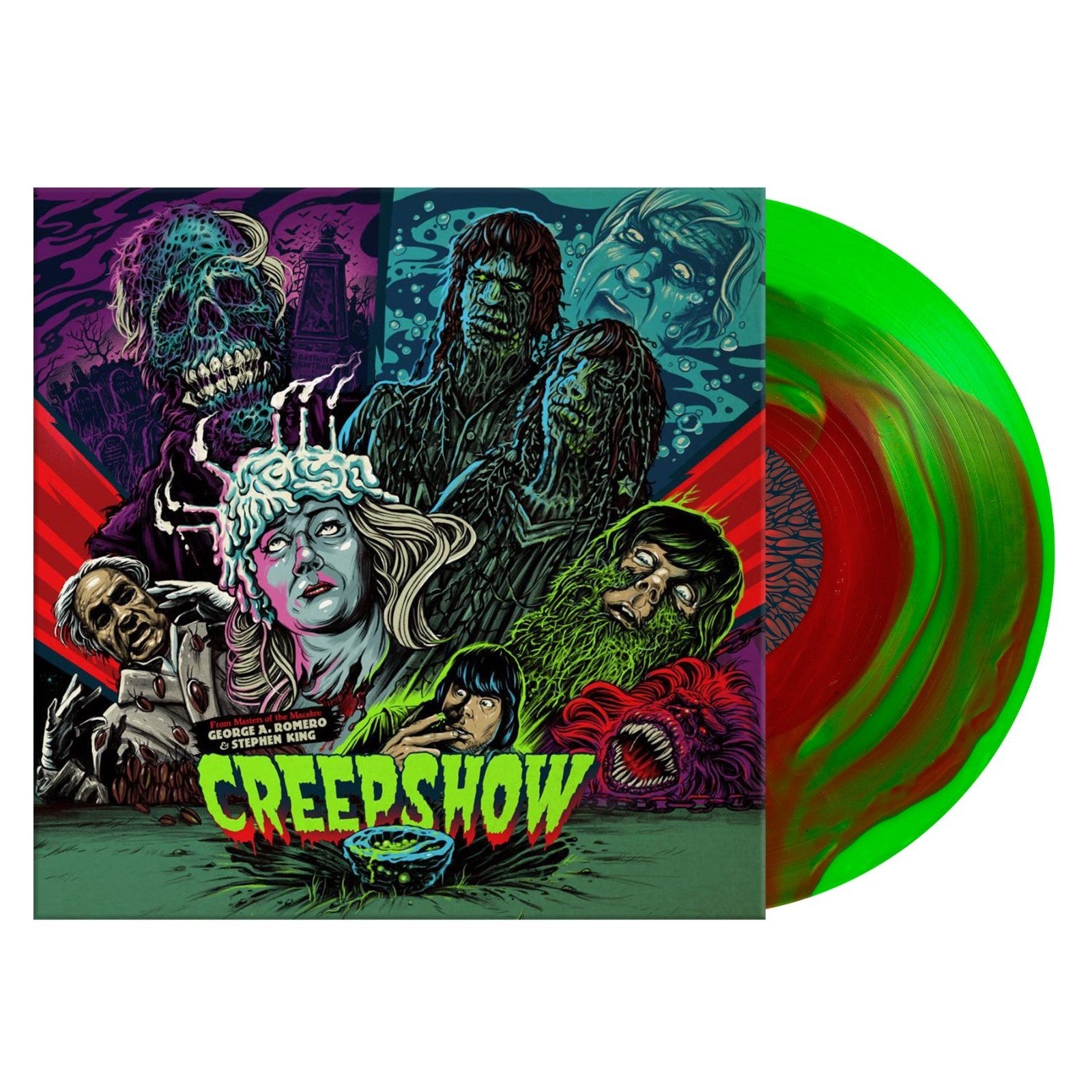 CREEPSHOW SOUNDTRACK  LTD LIMITED EDITION COLOR VINYL LP W/ BOOKLET HORROR