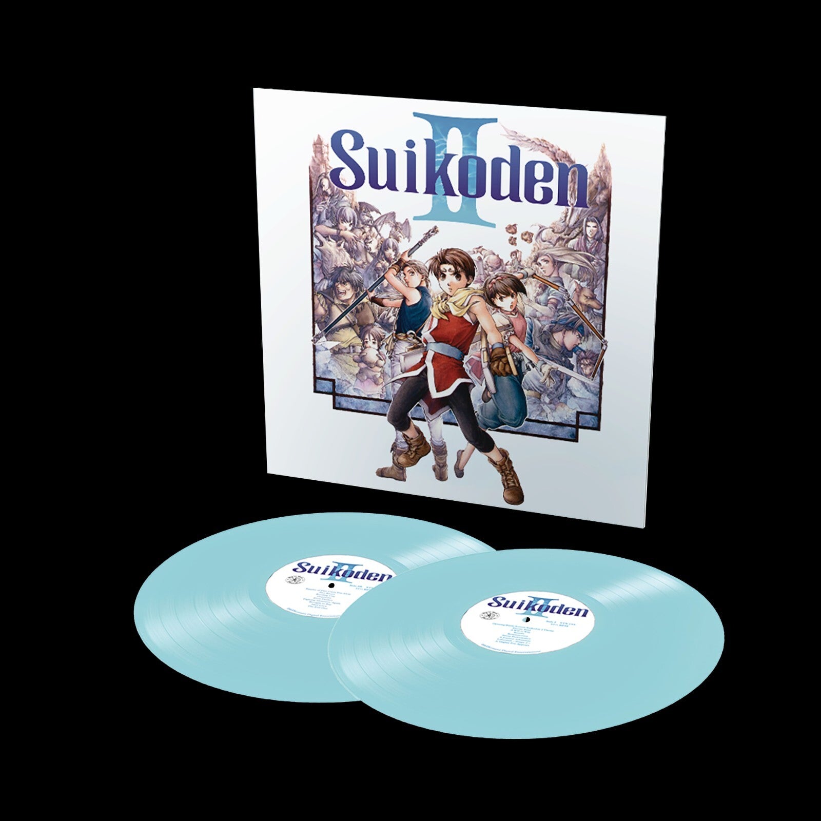 Suikoden II 2 Original Video Game Soundtrack 2x Vinyl LP Blue Record OST NEW