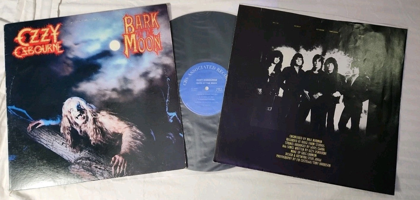 Ozzy Osbourne - Bark at the Moon - Vintage Vinyl Record LP Album Original 1983