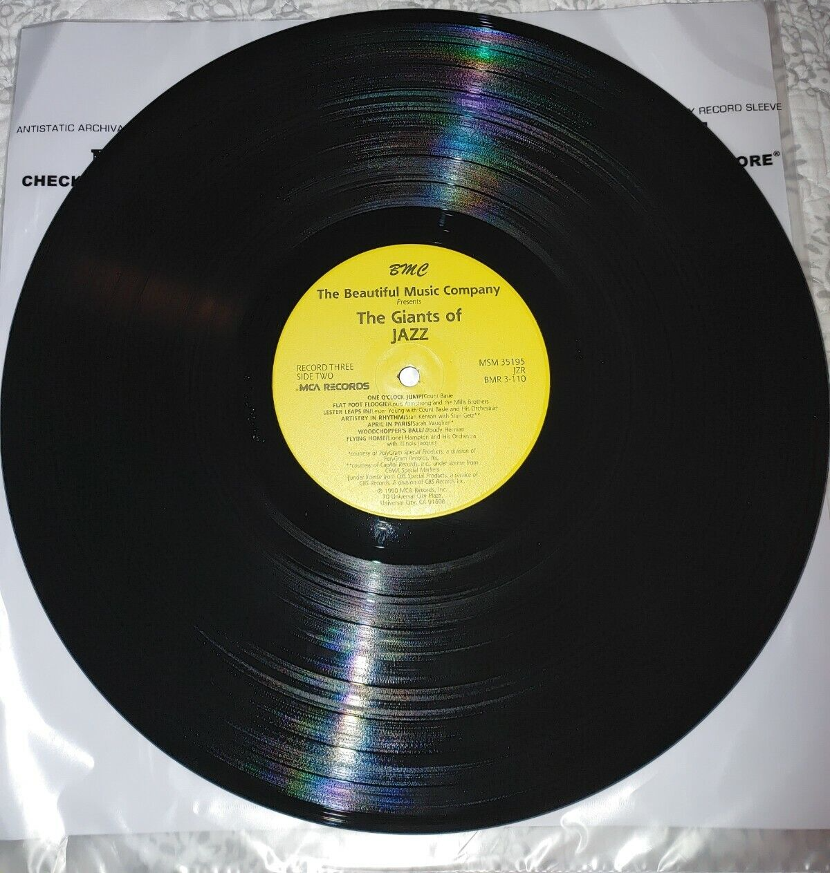 The Giants Of Jazz: 50 Jazz Masterpieces VINYL LP 1990 BMR3-110 3x LES PAUL FORD
