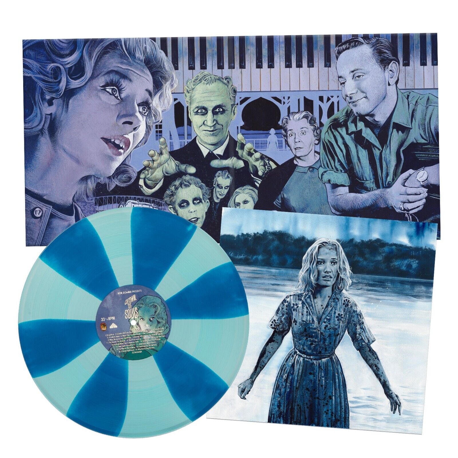 Carnival Of Souls Horror Soundtrack Color Vinyl LP LTD 1st Press Deluxe Gatefold OST