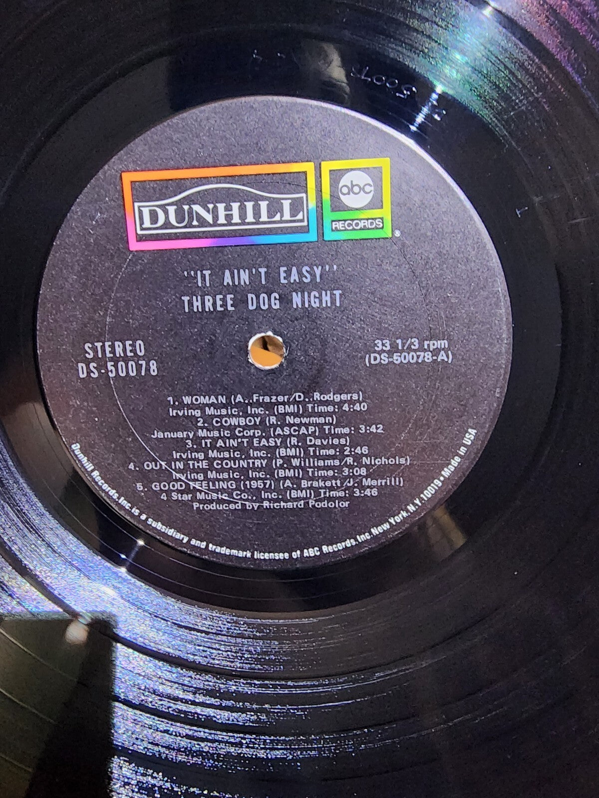 Three Dog Night Promo VINYL LP LOT ( Hard Labor + It Ain't Easy ) Used Records