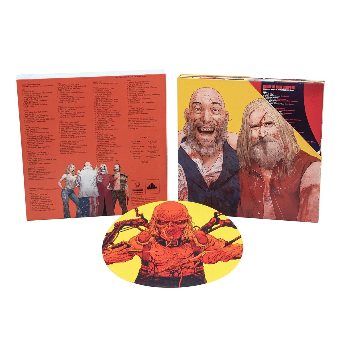 Rob Zombie FIREFLY Deluxe 6 LP Vinyl Box Set HOUSE 1000 CORPSES Devil’s Rejects