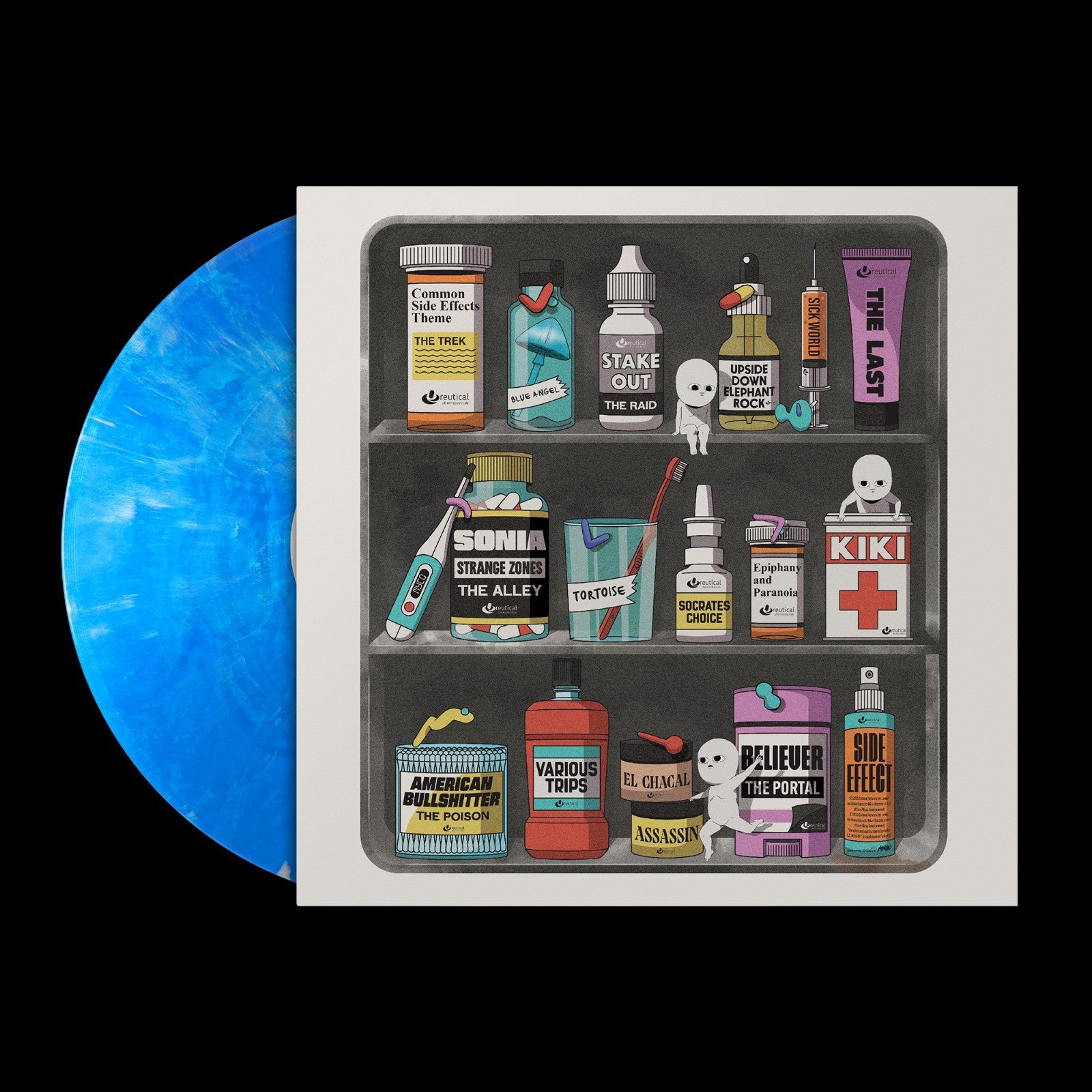 Common Side Effects- Adult Swim Original Series Soundtrack Vinyl LP "BLUE ANGEL"