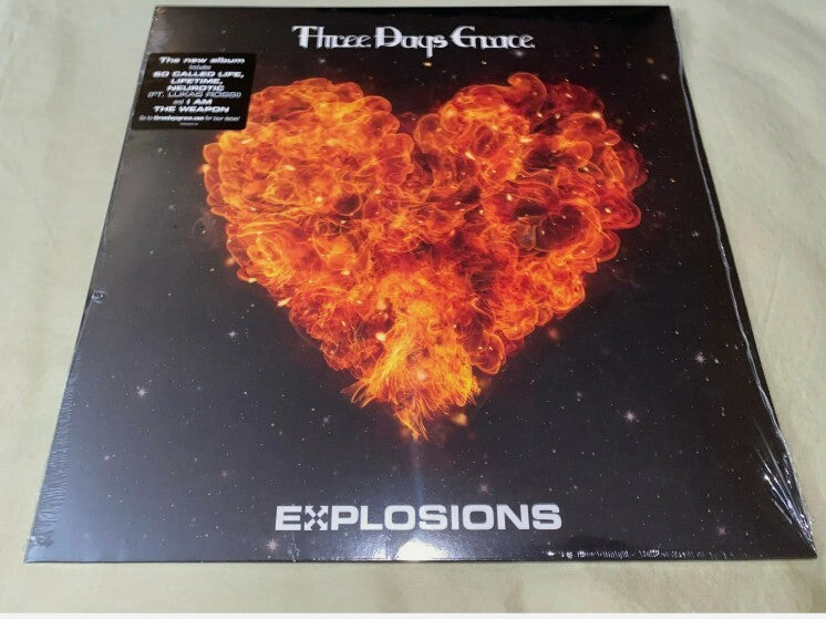 Three Days Grace- Explosions [New Studio Album] SEALED VINYL LP "So Called Life"