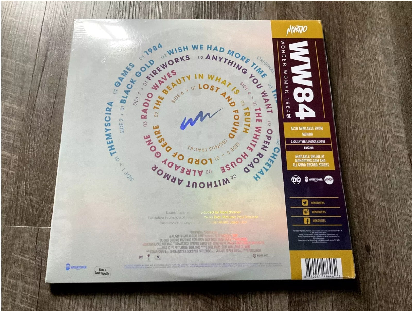 Wonder Woman 1984 [Swirl Vinyl] Mondo Soundtrack LP Record Album [Sealed]