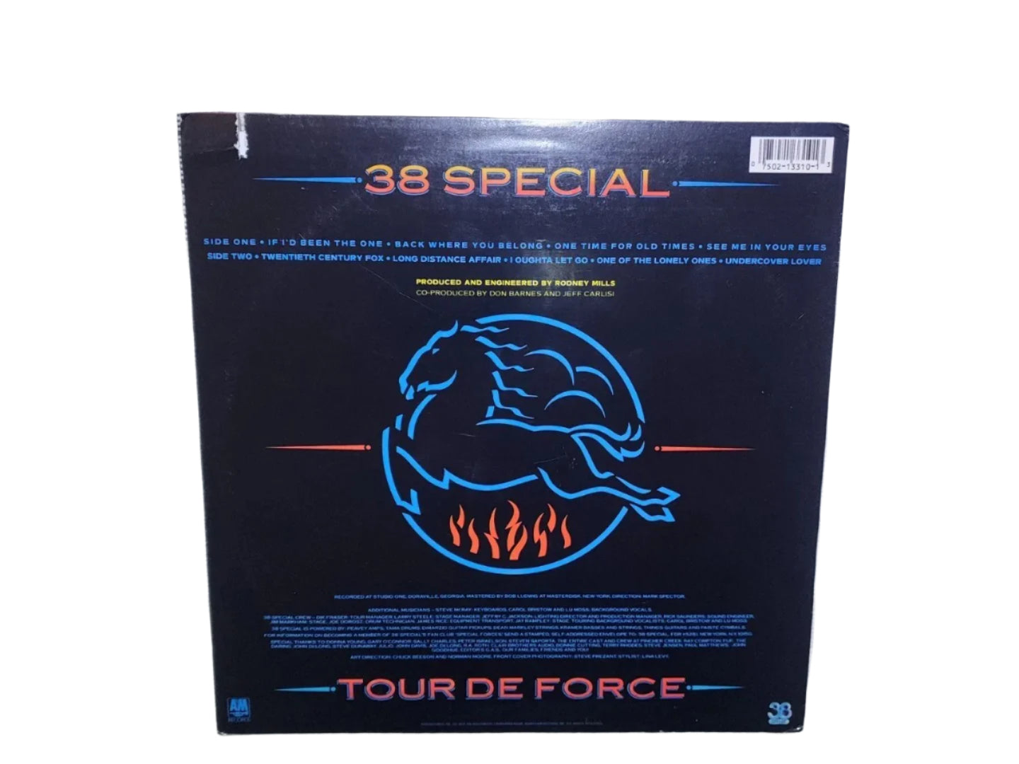 38 Special - Tour De Force - Original 1983 ALBUM MASTERDISK BOB LUDWIG Vintage
