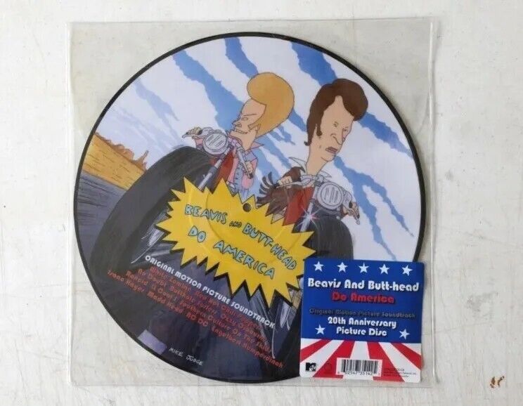 Beavis & Butt-head Do America Red Hot Chili Peppers Butthole Surfers Picture LP