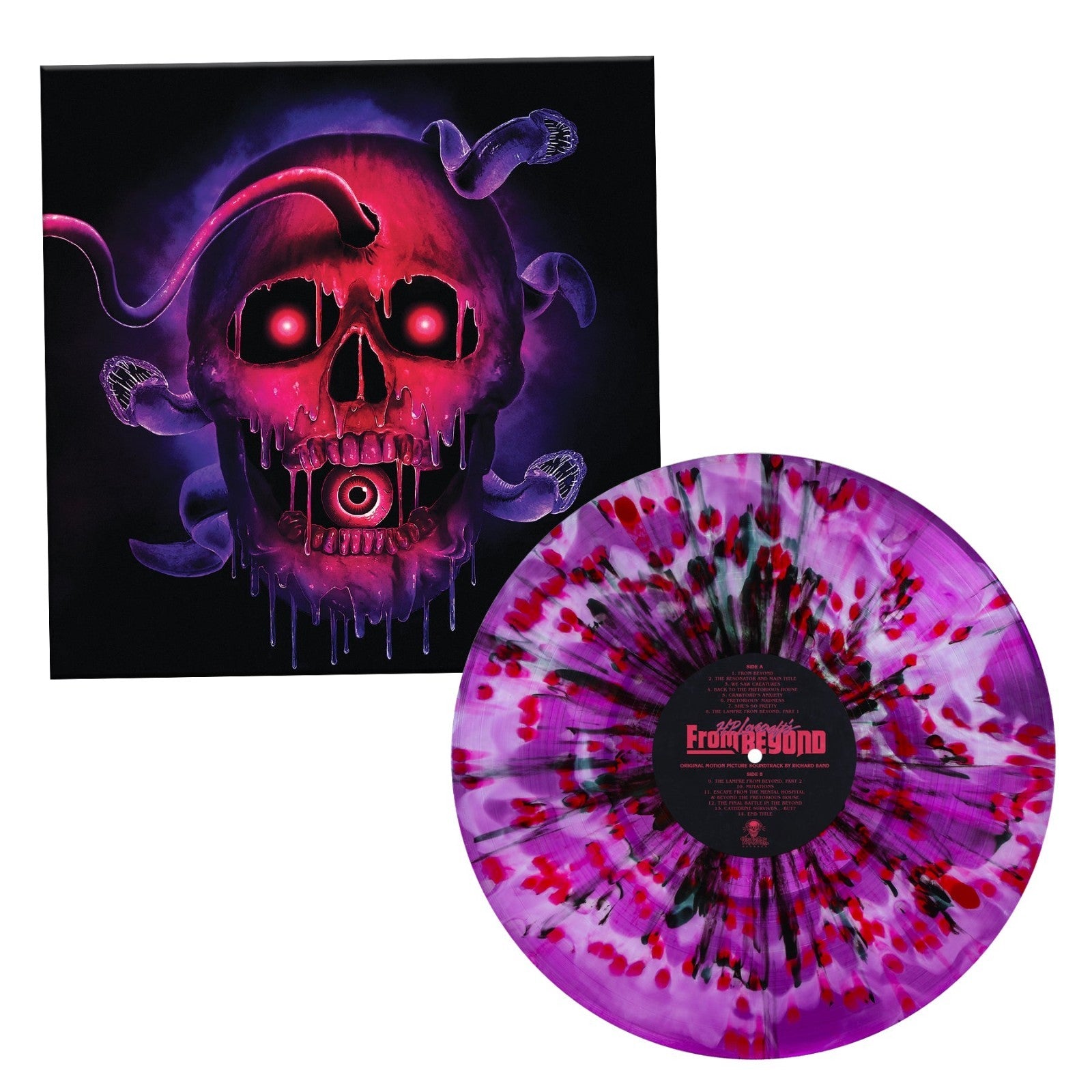 From Beyond (1986) Soundtrack Waxwork Records Purple Slime Splatter Vinyl LP