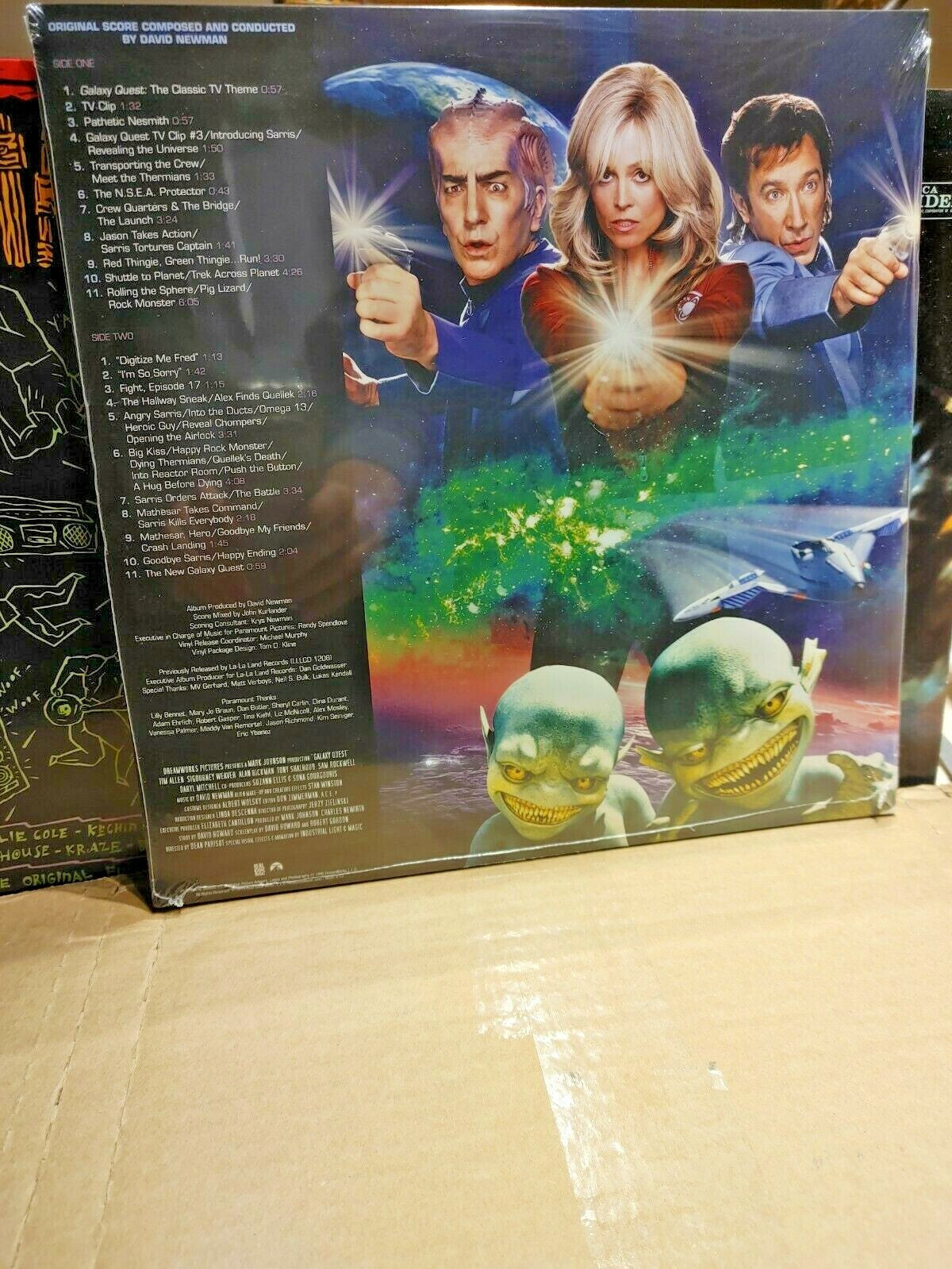 GALAXY QUEST LP FYE 2012 Limited Edition PURPLE Colored Vinyl 1 of 500 TIM ALLEN