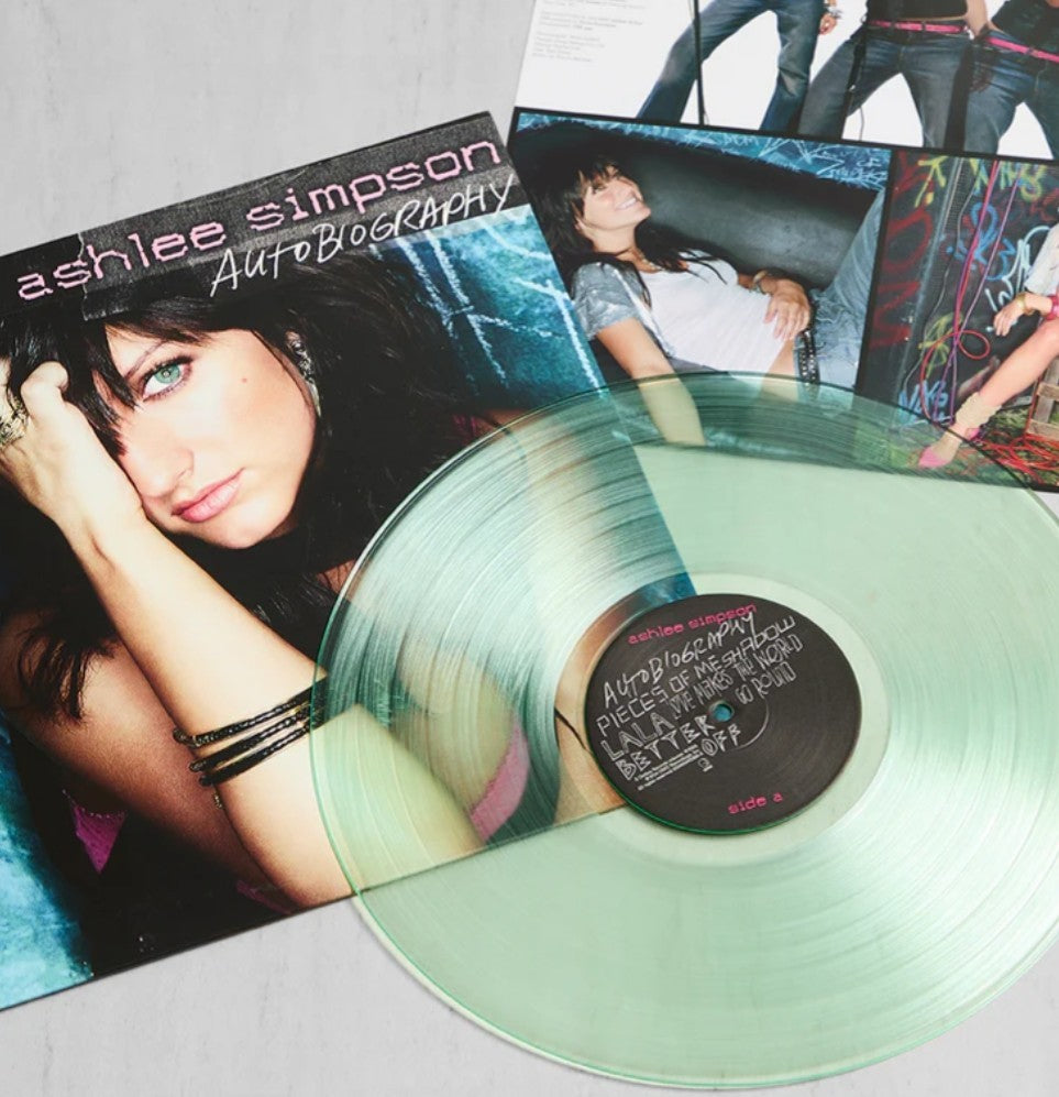 Ashlee Simpson - Autobiography 1LP Turqouise Vinyl Record BRAND NEW HYPE STICKER