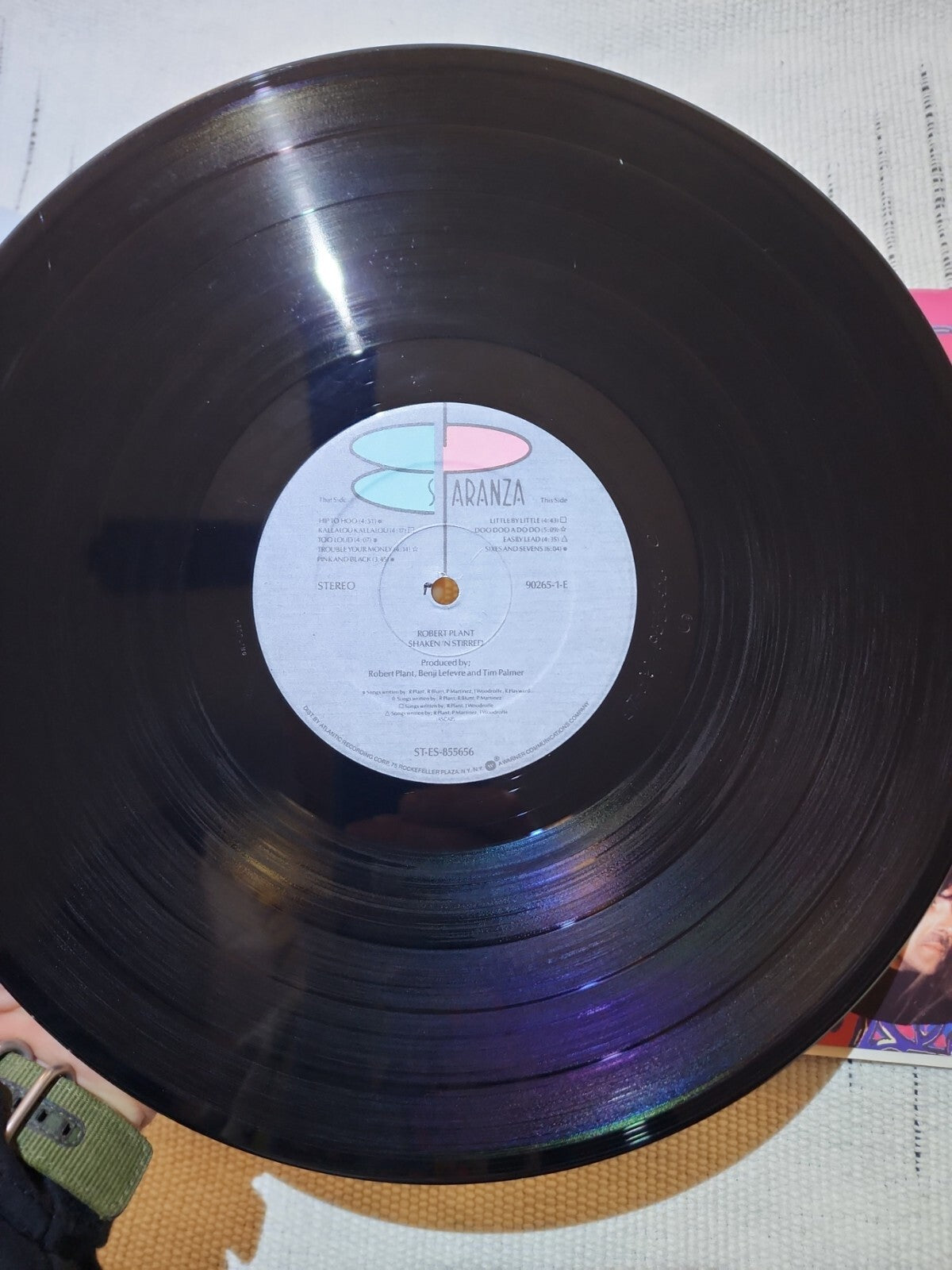 ROBERT PLANT SHAKEN N STIRRED Vinyl LP Vintage First Press 1st High Quality VG++