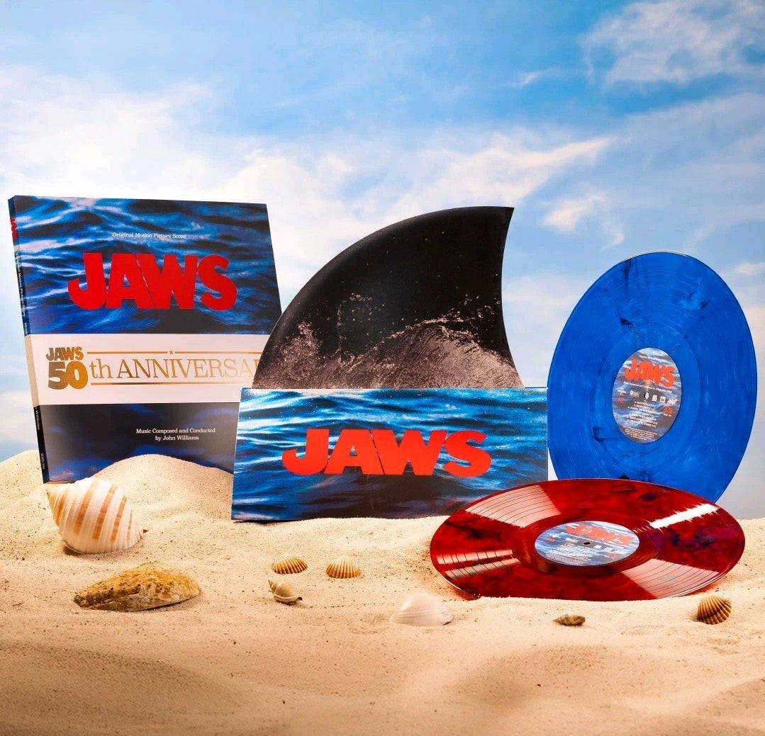 John Williams - JAWS Soundtrack 2LP "BLOOD & WATER" Vinyl BRAND NEW Deluxe 2 LP