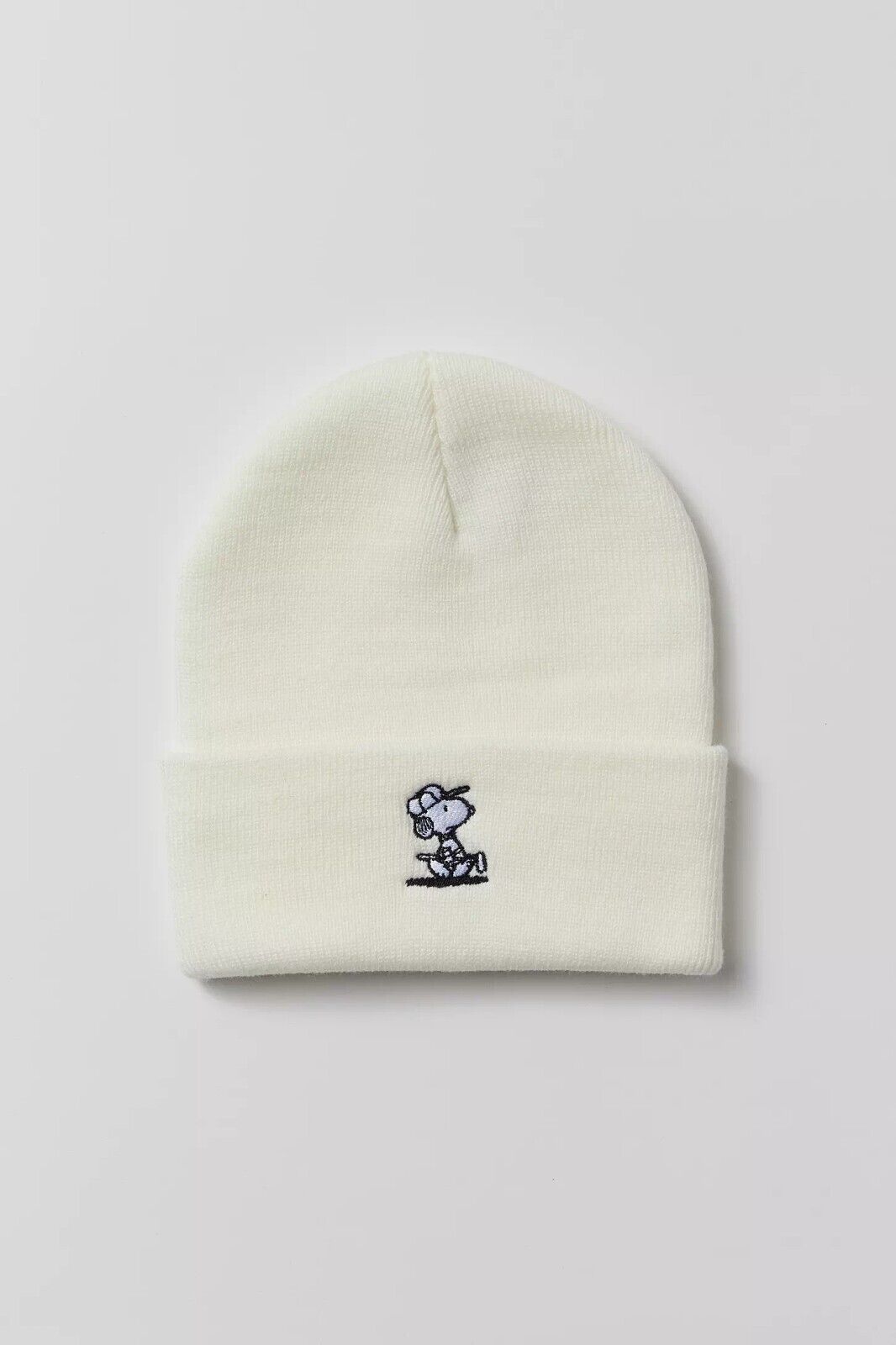 Snoopy Charlie Brown Golf Beanie Peanuts Headwear White Warm Winter Cap Fashion